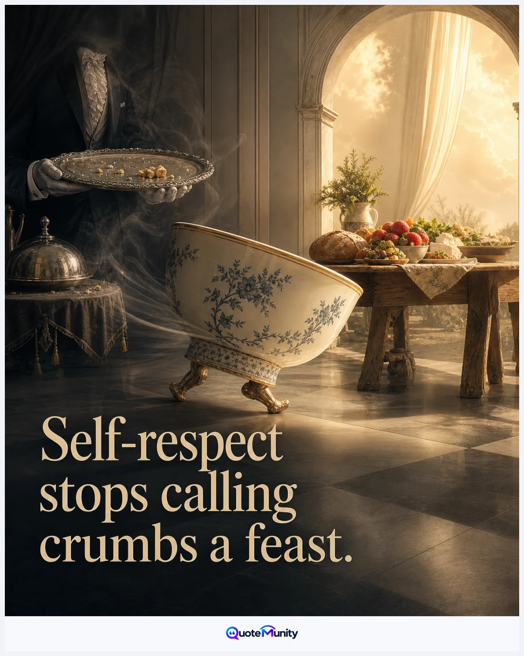 Self-respect means recognizing inadequate treatment instead of disguising deprivation as acceptance.
