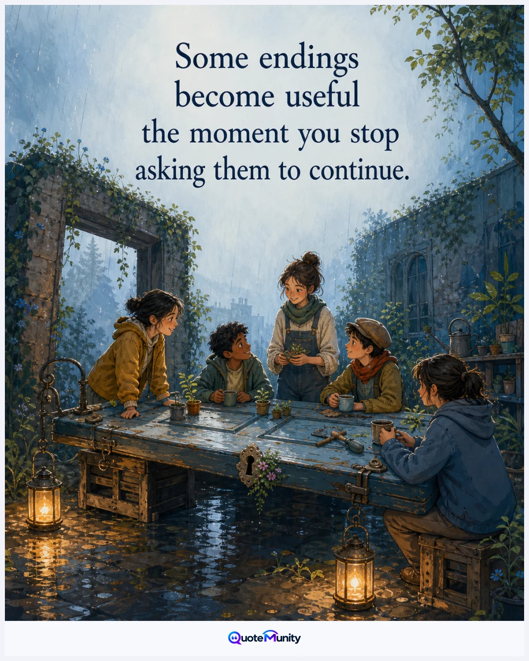 A blocked path or failed chapter can become the foundation for an entirely different kind of progress when it is repurposed instead of mourned.
