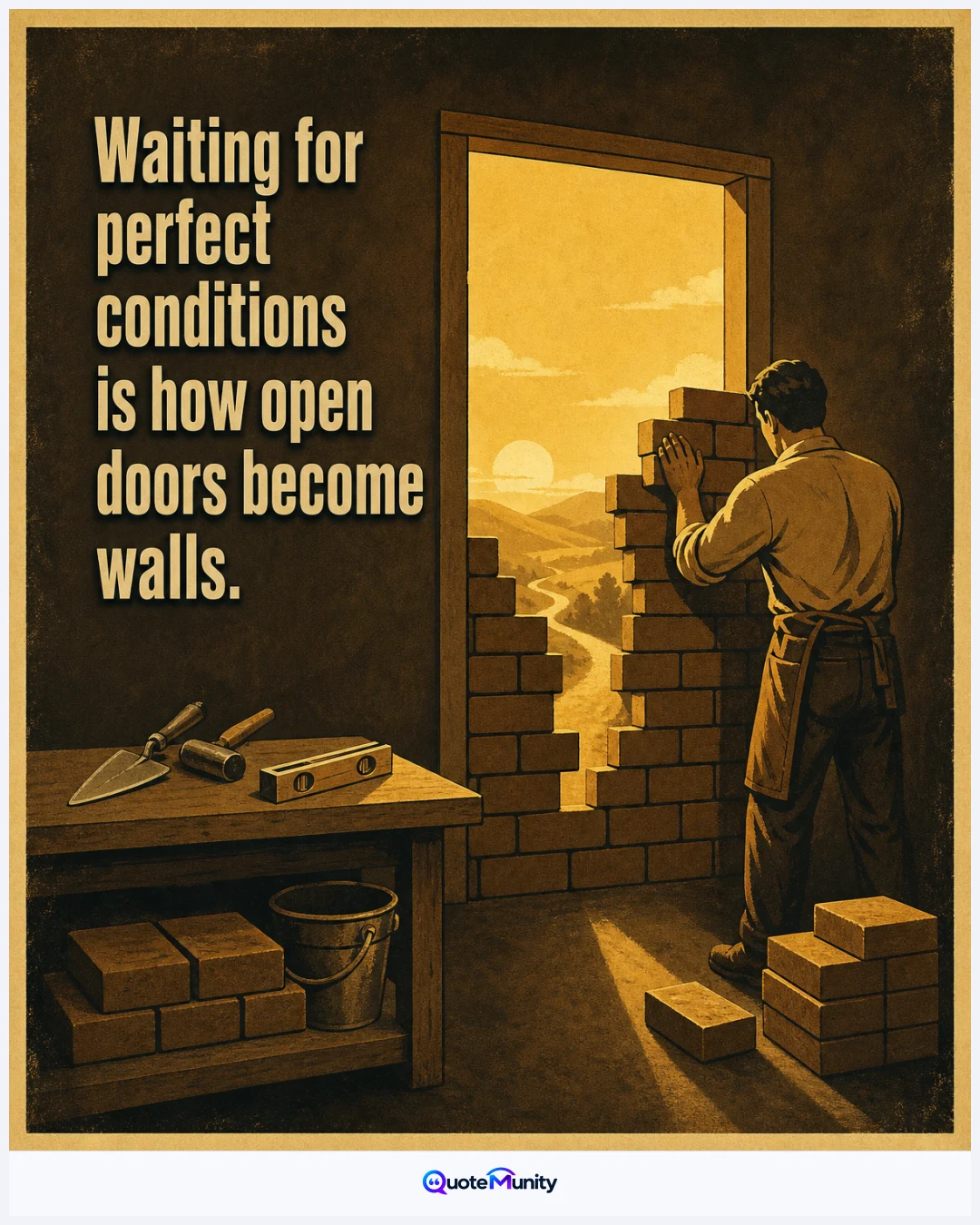 Hesitation and endless preparation can gradually eliminate the opportunity they were meant to protect.