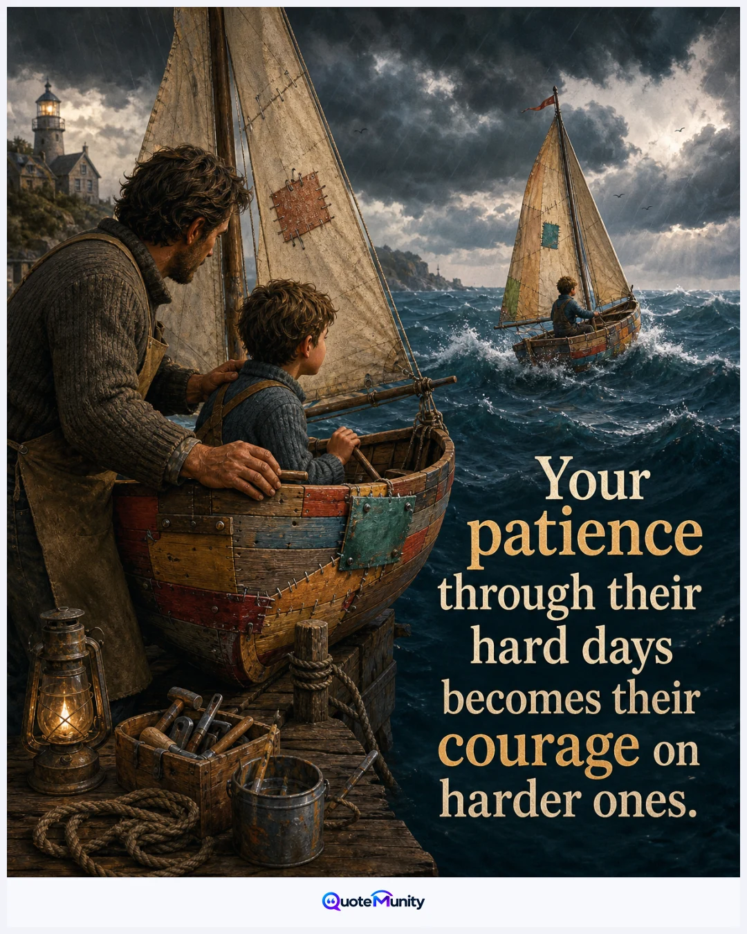 A parent's steady support during childhood struggles quietly becomes the child's future resilience and self-trust.